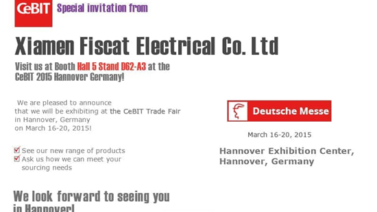 फिस्काट हान्नोभर, जर्मनीमा १६-२० मार्च २०१५ मा सेबिट ट्रेड फेयरमा प्रदर्शन गरिनेछ